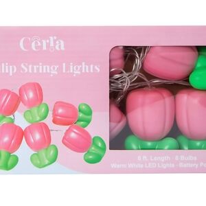 Cute Tulip Party Lights Battery Operated